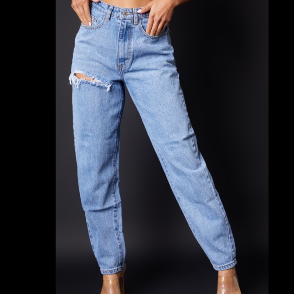 Brand new distressed jeans